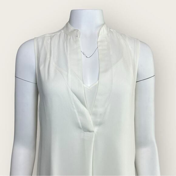 NWT | Krisa | Split V Mini Dress | Ivory | Small - Picture 9 of 12